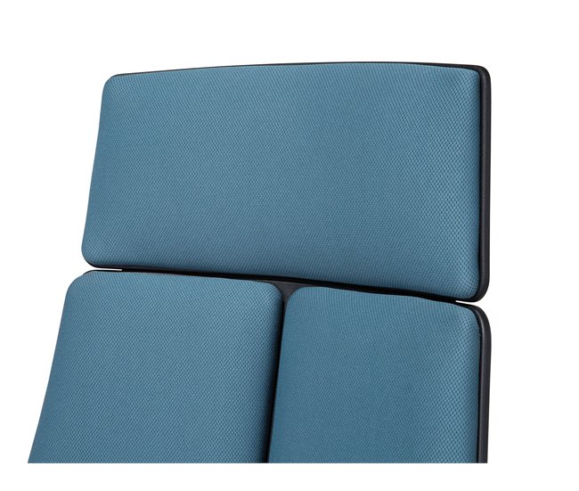 Beliani Cadeira de escritório DELIGHT Azul
