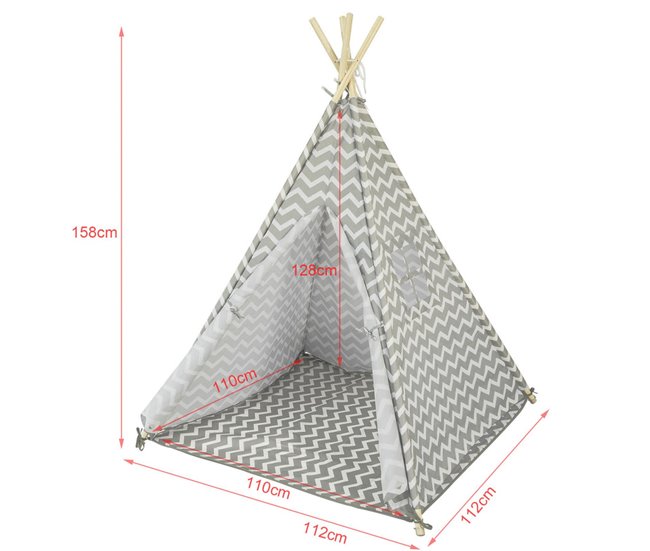 Tenda para crianças OSS03 SoBuy Multicor