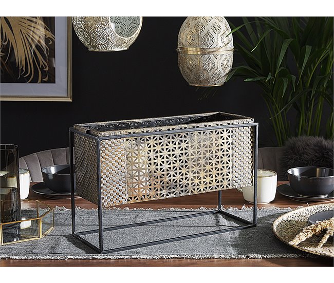 Beliani Candelabro AMAMI Dourado