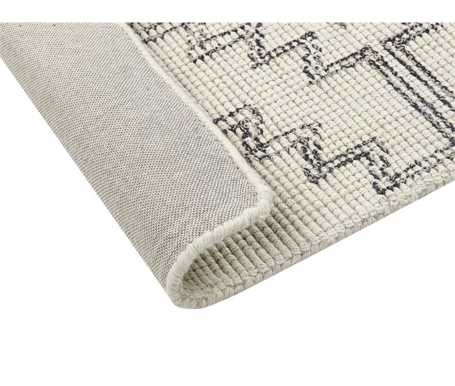 Beliani Entrelaçado URLA 80x150 Bege