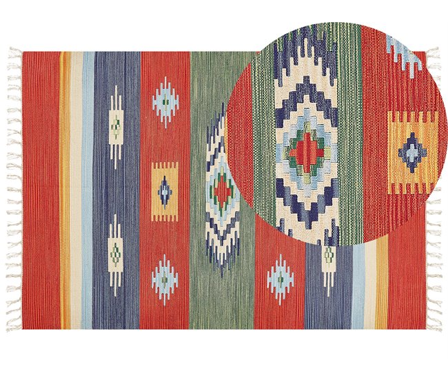 Beliani Kilim KAMARIS 140x200 Multicor