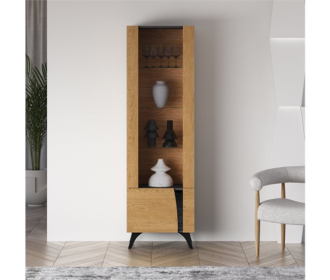 Vitrina de 2 portas Soah Madeira