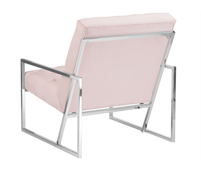 Beliani Poltrona HARSTAD Rosa