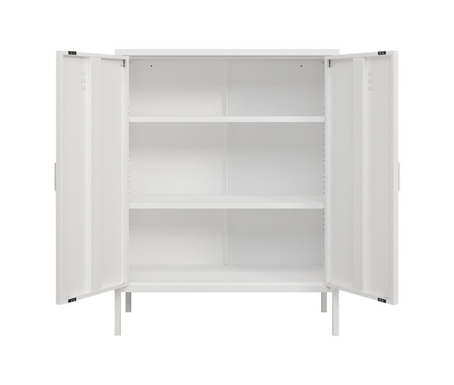 Armário de arquivo Pyhäranta  em aço Branco