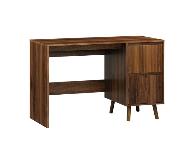 Mesa com 2 gavetas escandinavo 120x48 Madeira