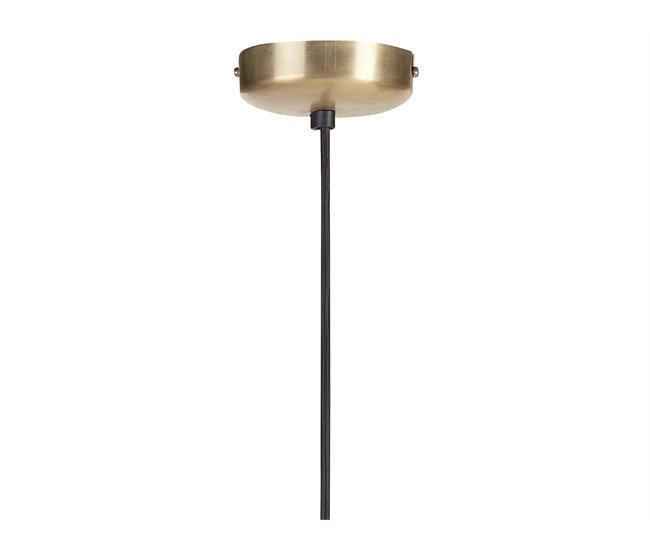 Beliani Candeeiro de tecto TISTA Dourado