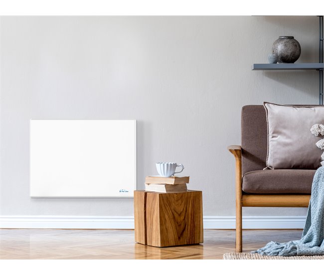 Painel do radiador com controlo digital Branco