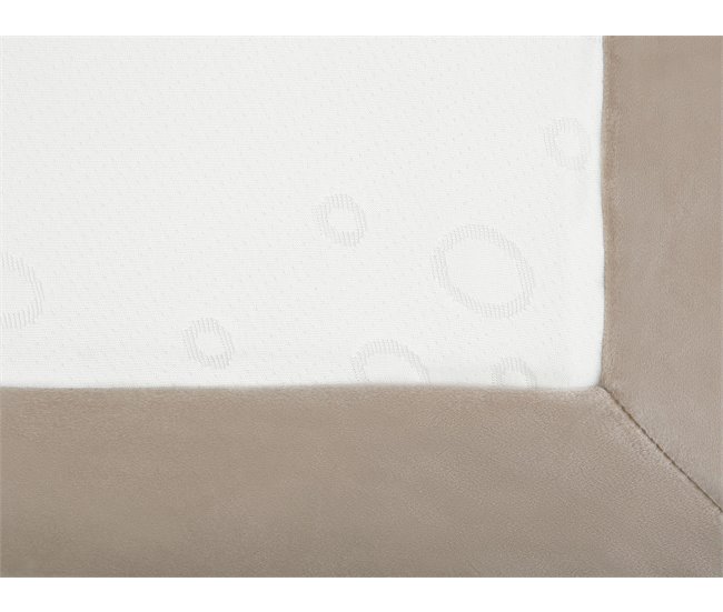 Beliani Cama continental Veludo CONSUL 171x212 Bege