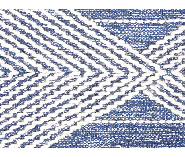 Beliani Pelos curtos DATCA 140x200 Azul