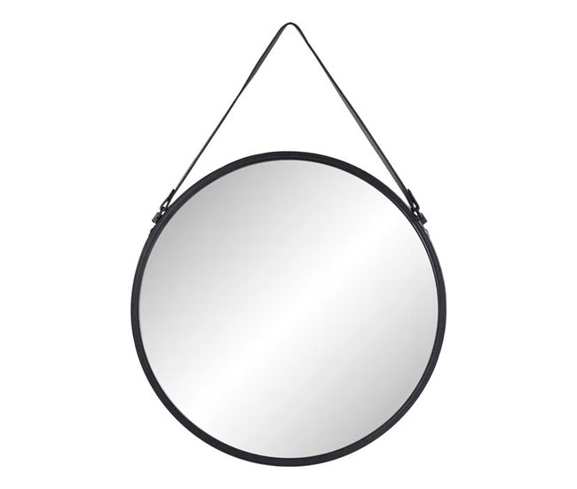 Espelho de parede RONDY 50cm marca CONFORAMA  Preto