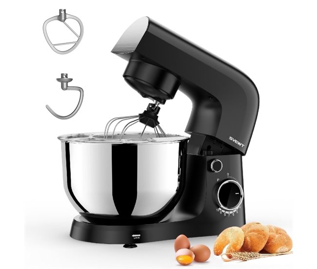 Robot de cozinha svewt sm-1540 - 1500w 5,5l aço