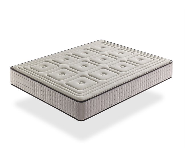 Colchão de molas ensacadas ORGANIC NATURA, 100% algodão e linho 
