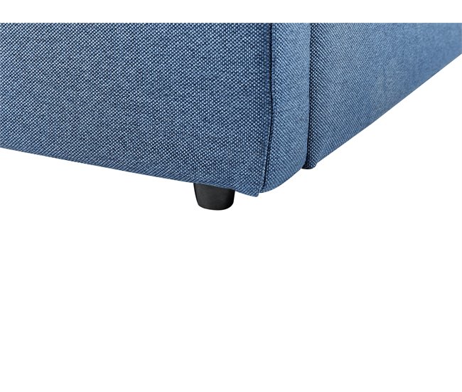 Beliani Cama com estrado Poliéster DREUX 171x214 Azul