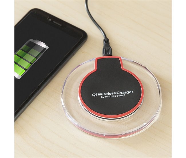 Carregador Sem Fios para Smartphones Qi IG813239 Preto