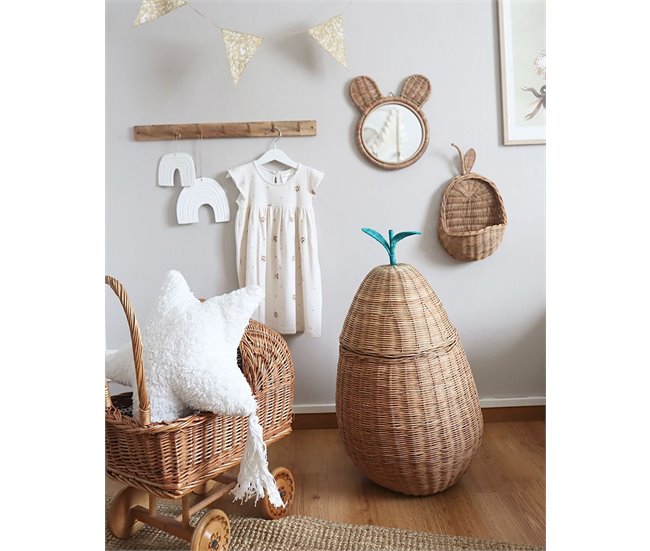 Beliani Decoração de parede MAKONDE Natural