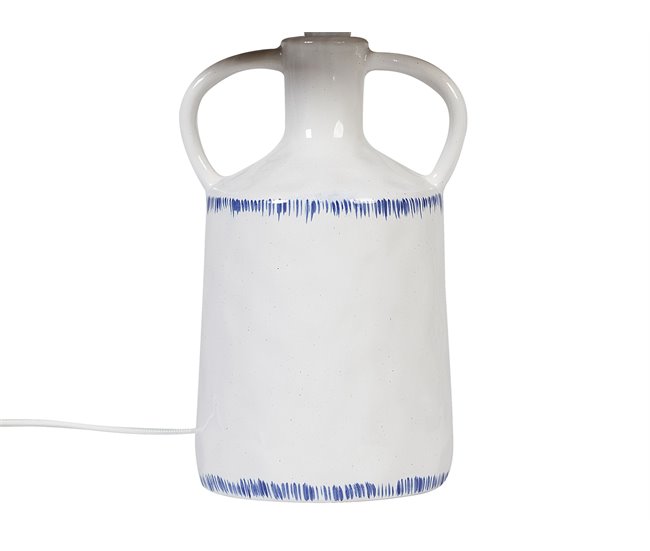 Beliani Candeeiro de mesa LARISSOS Branco