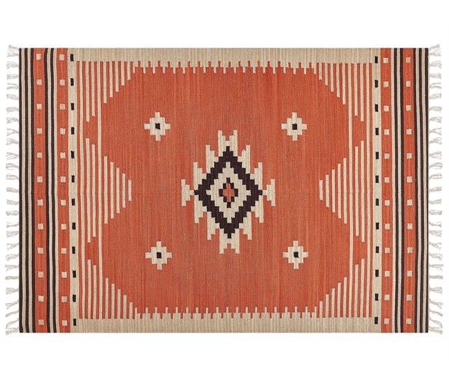 Beliani Kilim GAVAR 160x230 Laranja