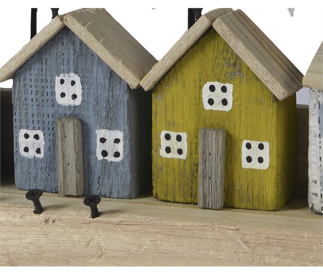 Figura CASAS MADERA marca DECORIS Multicor