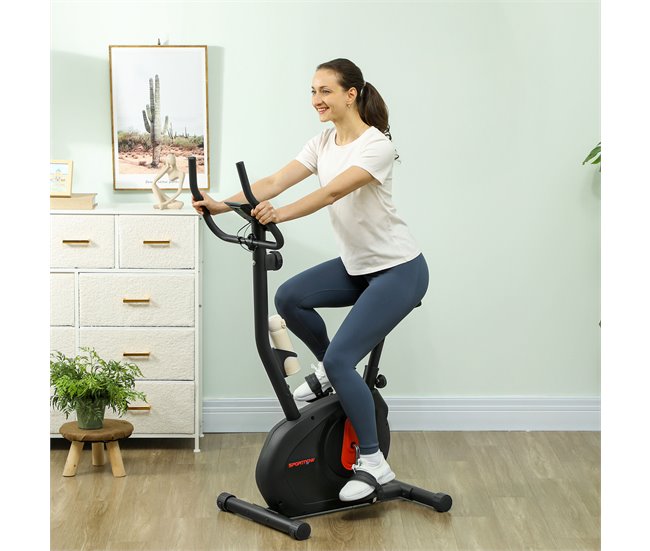 Bicicleta Estática Aço e ABS SPORTNOW Preto