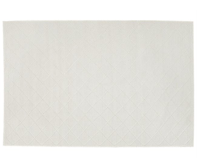 Beliani Pelos curtos ELLEK 160x230 Branco/ Bege