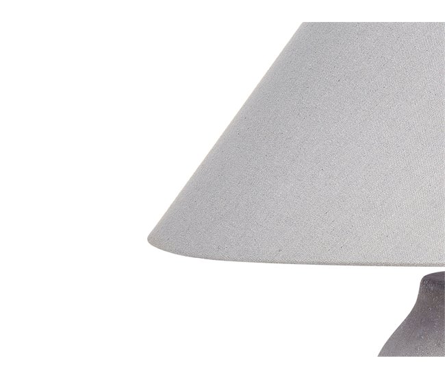 Beliani Candeeiro de mesa GRALIWDO Cinza Claro