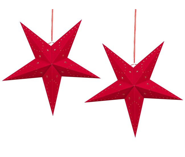 Beliani Acessório decorativo MOTTI Vermelho