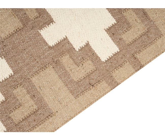Beliani Entrelaçado KONURTAY 200x300 Bege