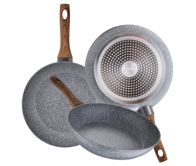 8 peças Bateria de cozinha com jogo de remendo Multicor