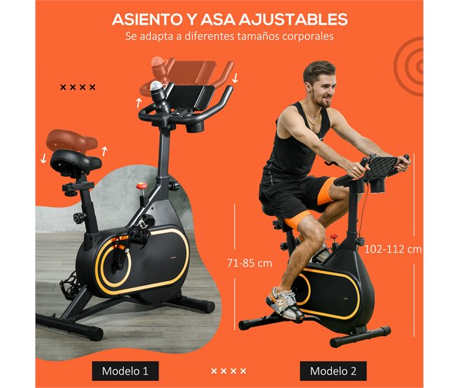 Bicicleta Estática Aço e Polietileno SPORTNOW Preto