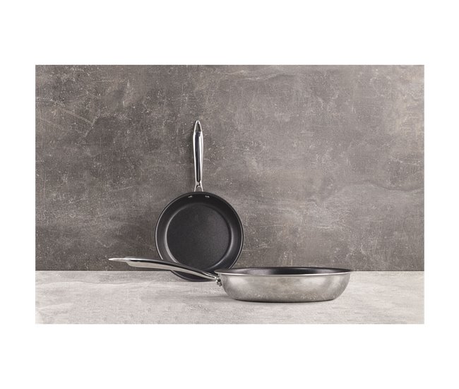 Conjunto de Frigideiras TRYPLY PURE Multicor