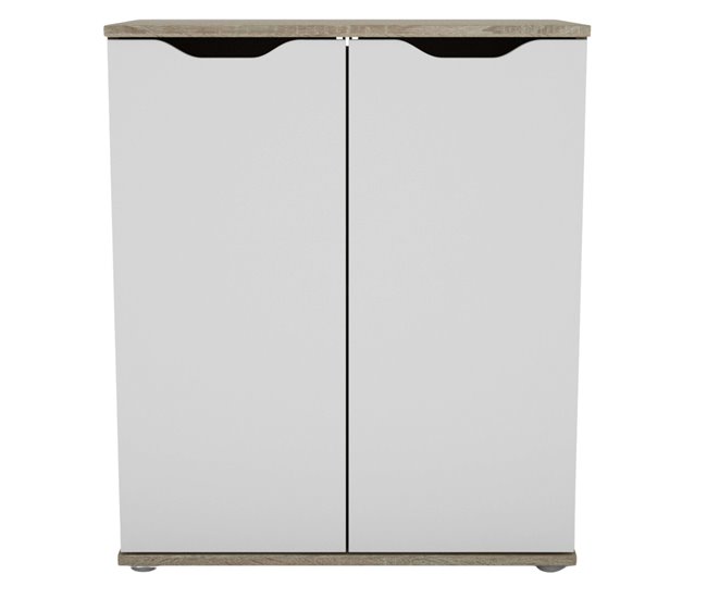 Aparador moderno para sala de estar com 2 portas dobráveis Multicor