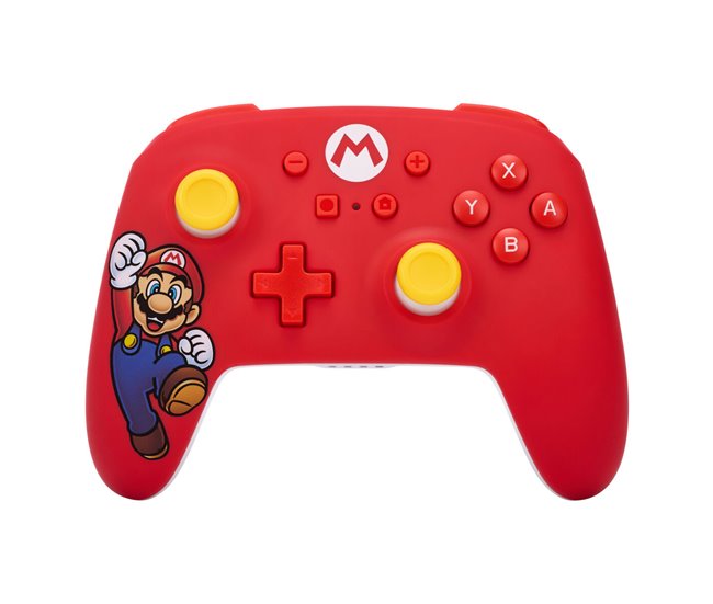 Controlo remoto sem fios para videojogos MARIO Vermelho