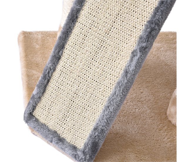 Arranhador para Gatos Aglomerado e Sisal PawHut Marfim