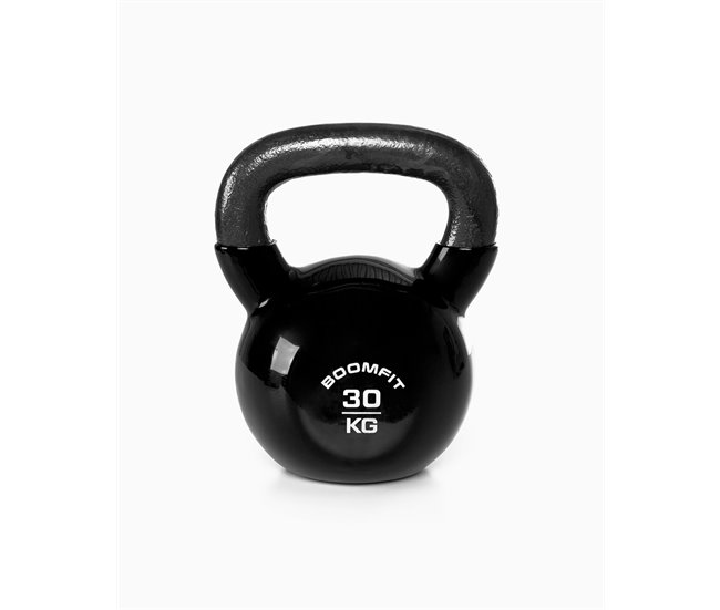 Kettlebell 30Kg - BOOMFIT Preto