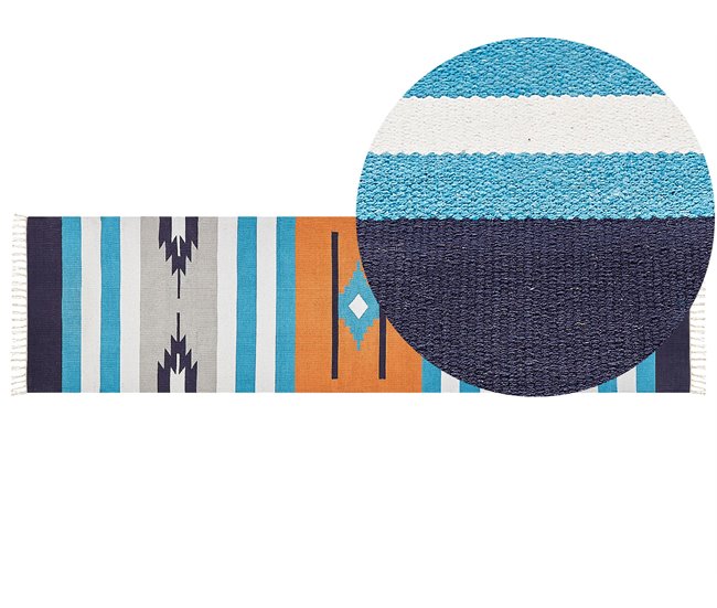 Beliani Kilim NORATUS 80x300 Multicor