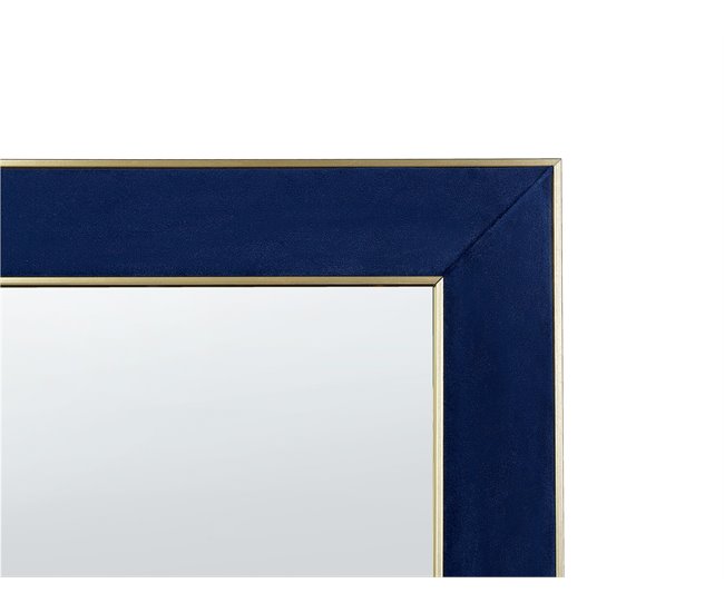 Beliani Espelho de pé LAUTREC 50x33 Azul Marino