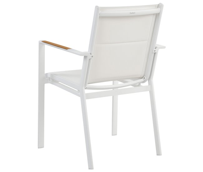 Beliani Cadeira de jardim BUSSETO Branco
