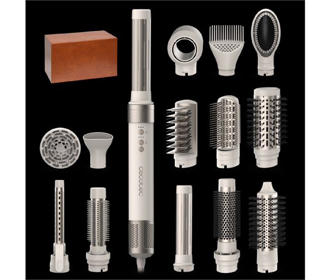Bamba CeramicCare 14in1 AirGlam Champagne Preto