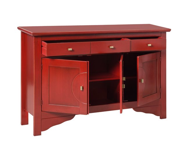Armário Multiusos Canton Vermelho