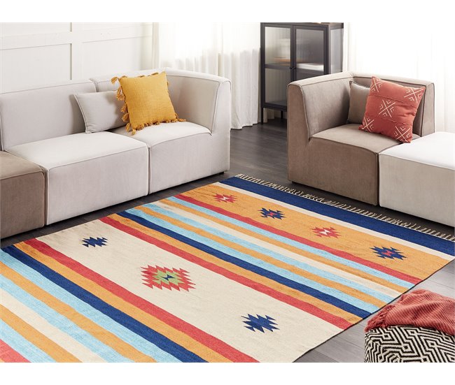 Beliani Kilim TARONIK 200x300 Multicor