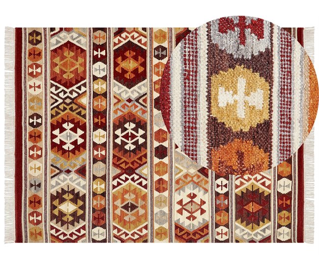 Beliani Kilim AYGAVAN 160x230 Multicor