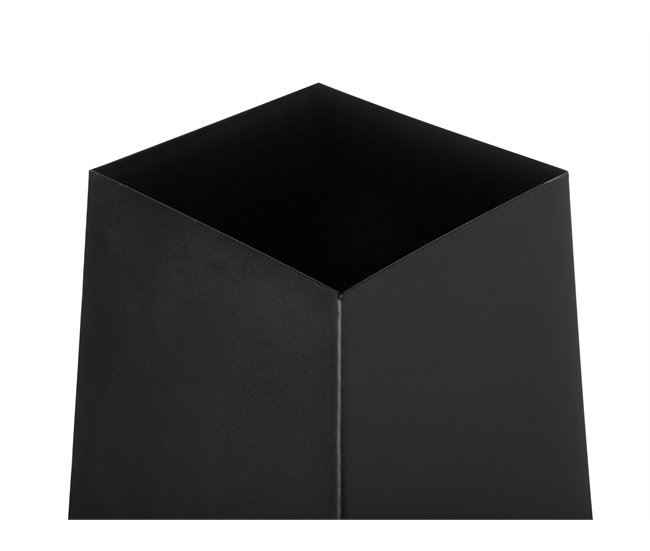 Beliani Fogareiro em madeira YATE Preto