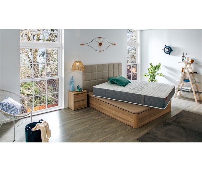 Colchão SKYLIGHT 8 K PIKOLIN de espuma Adaptex + sommier grátis Grupo Pikolin cor natural 