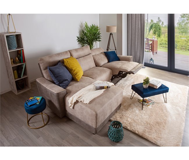 Chaise longue relax eléctrico MOON Cinza