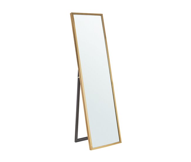 Beliani Espelho de pé TORCY 40x2 Dourado