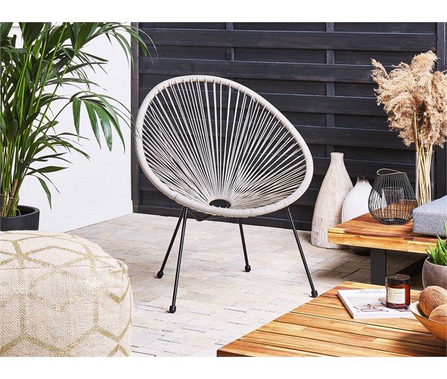 Beliani Conjunto bistrô ACAPULCO II Branco