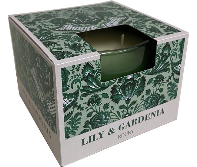 Vela perfumada JAIPUR 11x8cm Verde