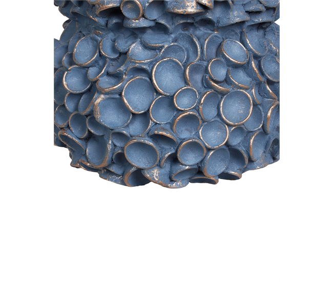Beliani Jarro de flores MUZAKI Azul