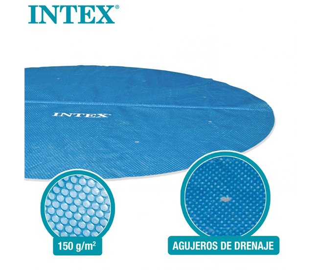 Cobertura solar INTEX para piscinas Azul