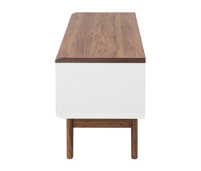 Beliani Mesa de TV TOLEDO 117 Branco